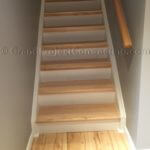 oakville basement renovation contractor, two tone stairs